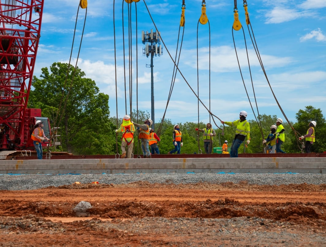 WWMC workers on construction site