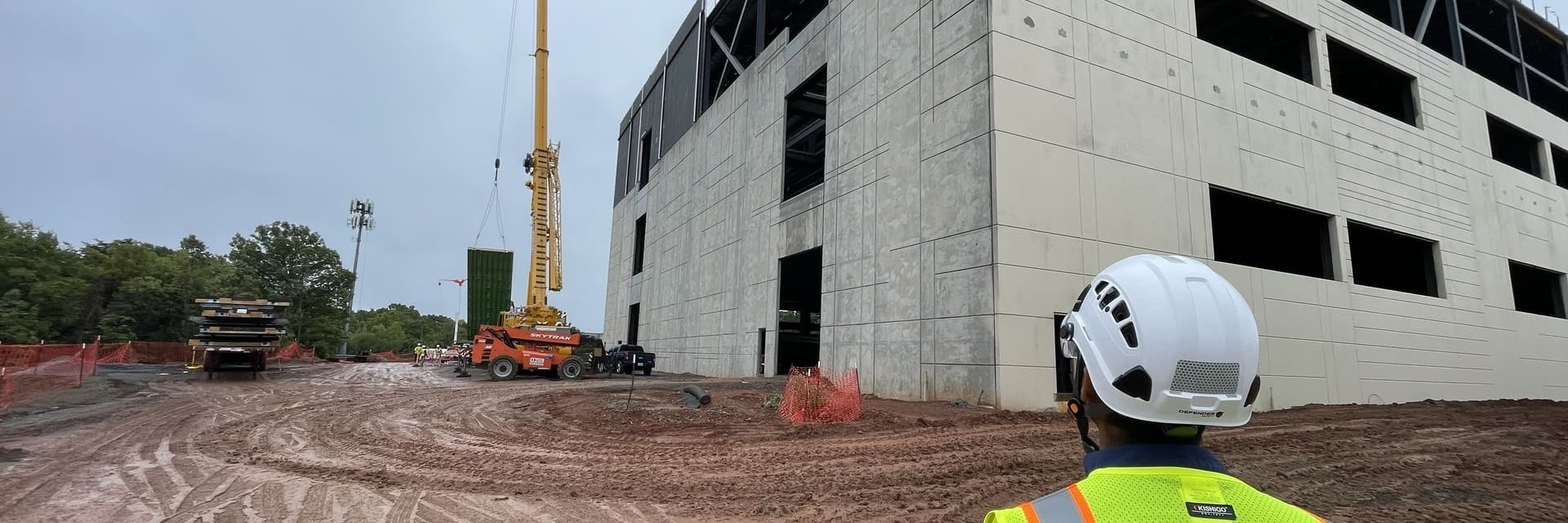 Worker in a Construction Site