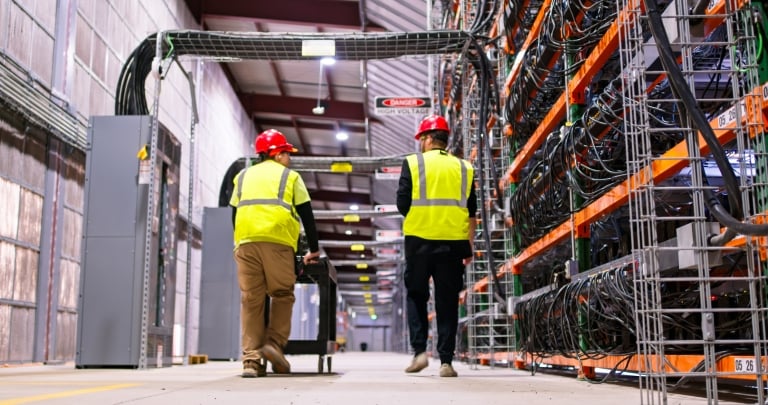 data center equipment racks